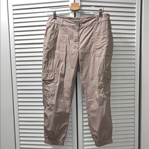 LOFT Beige Cargo Pants